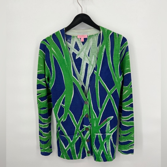Lilly Pulitzer Sweaters - Lilly Pulitzer 'Sass A Grass' Cardigan Size S